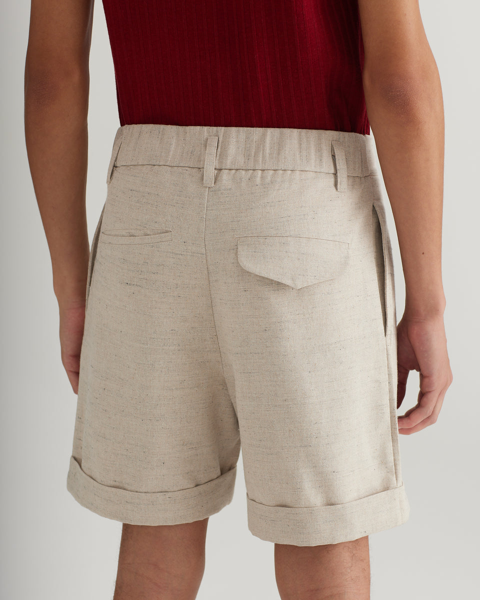 Short Alfaiataria Cru