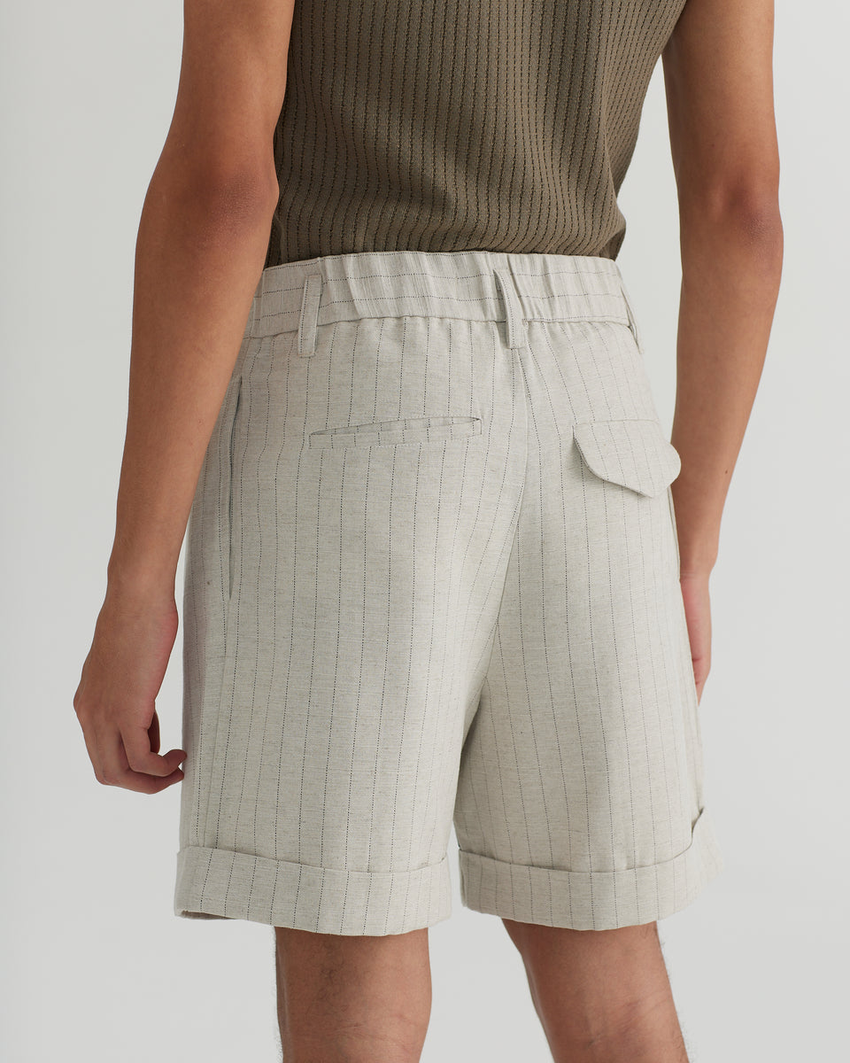 Short Alfaiataria Listrado