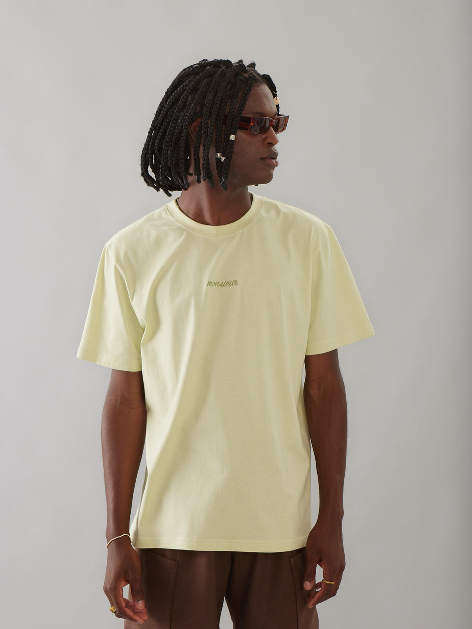 Camiseta Pistache Bordado